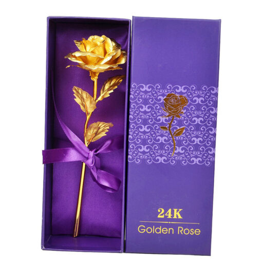 Golden Forever Rose for Her - Image 21