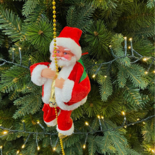 Electric Climbing Santa Claus Decoration - Image 8