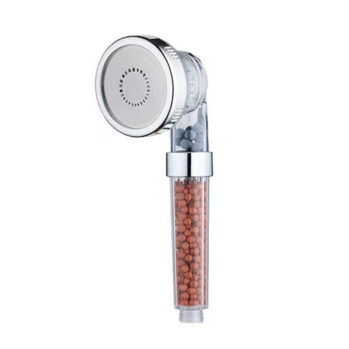 Shower Head Powerful Flow with Beads Filter Pressure Boosting Shower Head Spray with 3 Modes Water Saving - Image 7