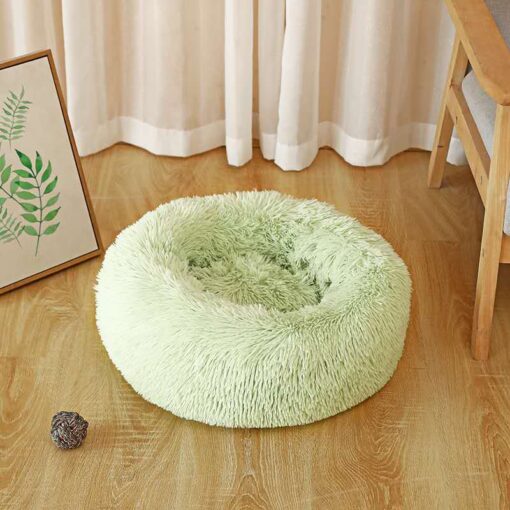 Plush Long Wool Pet Kennel - Image 19