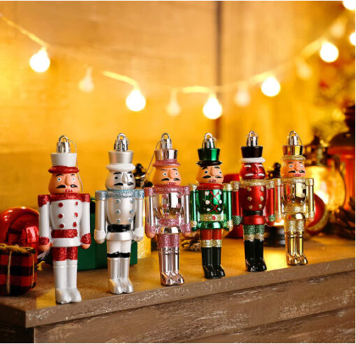 Christmas Nutcracker Pendant Christmas Tree Hanging Decor Set