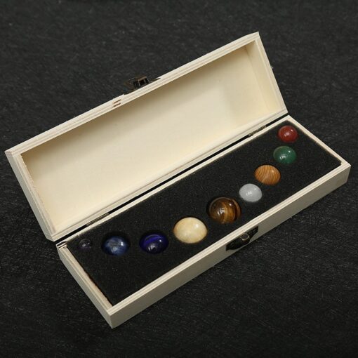 Natural Solar System 9 Planets Decor Gemstones Set - Image 7