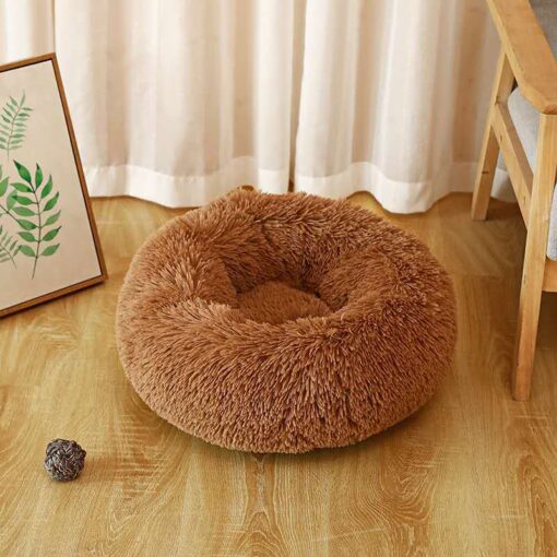 Plush Long Wool Pet Kennel - Image 17