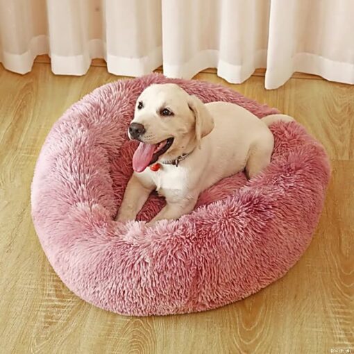 Plush Long Wool Pet Kennel - Image 5