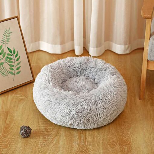 Plush Long Wool Pet Kennel - Image 20