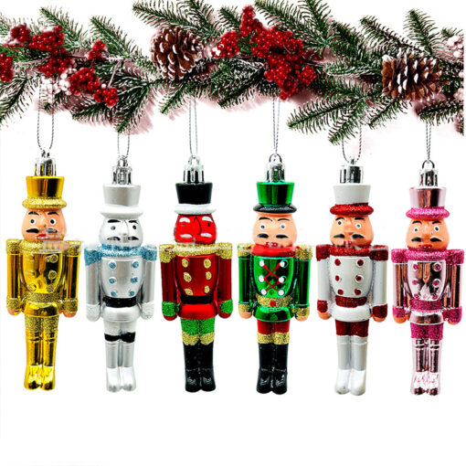 Christmas Nutcracker Pendant Christmas Tree Hanging Decor Set - Image 9