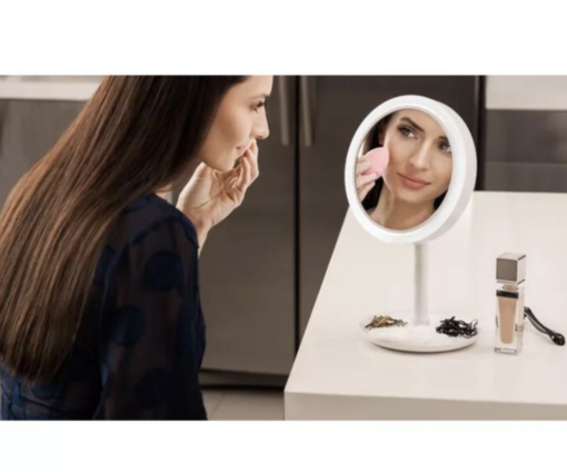 LED Makeup Mirror with Fan - Image 8