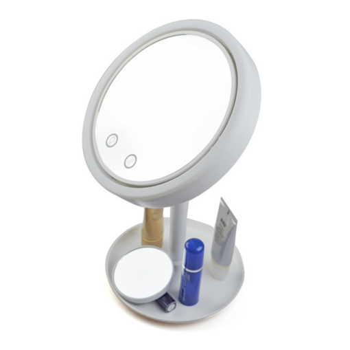 LED Makeup Mirror with Fan - Image 2