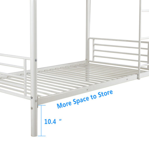 Metal Bunk Bed with Ladder for Kids Teens Adults - Image 15