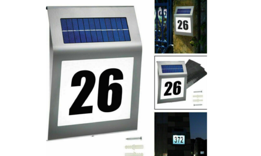 Solar LED Lights with House Number - Image 11