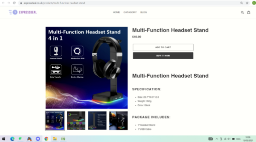 Multi-Function Headset Stand - - Image 7