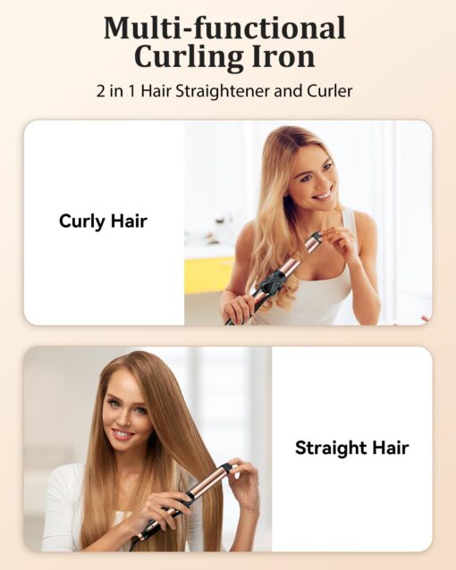 2 in 1Hair Straightener and Curler - Image 5