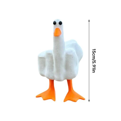 Resin Duck Figurine Decorative Ducks Model Crafts Sculpture - Image 4