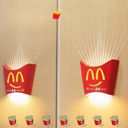 Rechargeable Fries Bedroom Sleeping Lights - Image 3