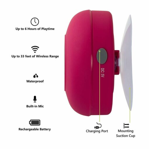 Waterproof Bluetooth Shower Speaker - Image 10