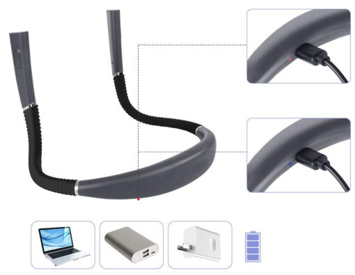 LED Rechargeable Neck Hanging Flexible Light - Image 4