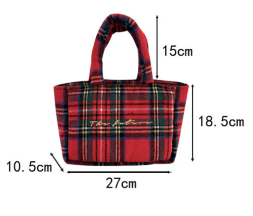 Plaid Tote Bag - Image 6