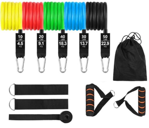 11pcs Resistance Bands Set - Image 2