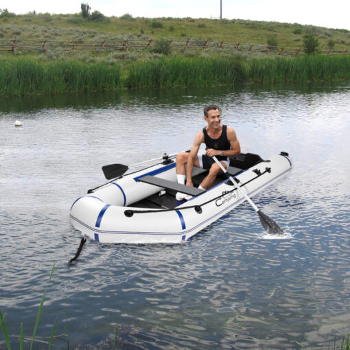 10ft PVC 330kg Water Adult Inflatable Dinghy Boat - Image 4