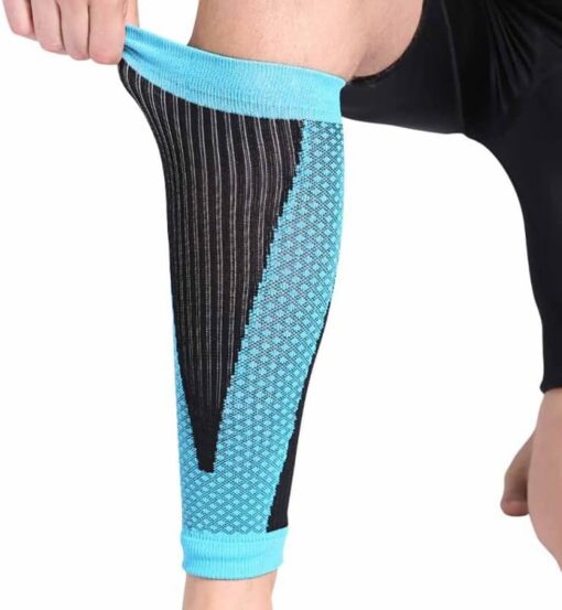 1 Pair Sports Safety Running Cycling Compression Sleeves Calf Protectors - Image 5