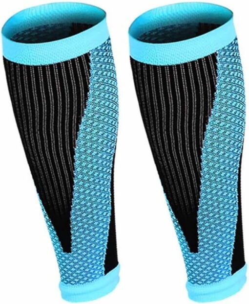 1 Pair Sports Safety Running Cycling Compression Sleeves Calf Protectors - Image 4