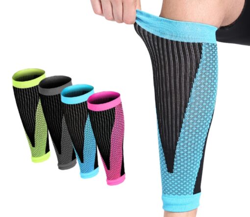 1 Pair Sports Safety Running Cycling Compression Sleeves Calf Protectors - Image 3