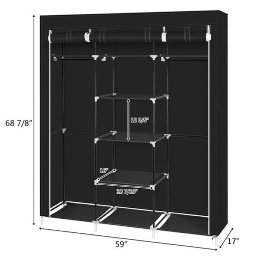 69" Portable Closet - Image 11