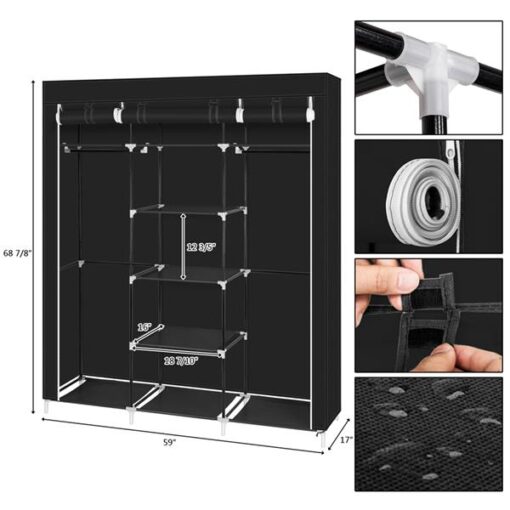 69" Portable Closet - Image 4