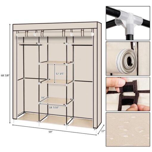 69" Portable Closet - Image 24