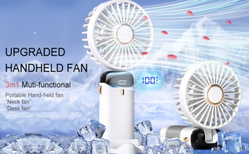 USB Foldable Screen Display Fan - Image 21