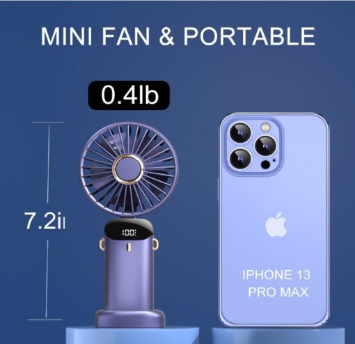 USB Foldable Screen Display Fan - Image 8