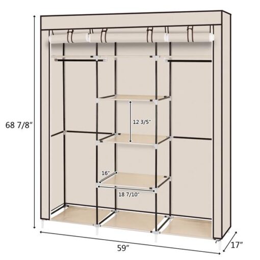 69" Portable Closet - Image 22