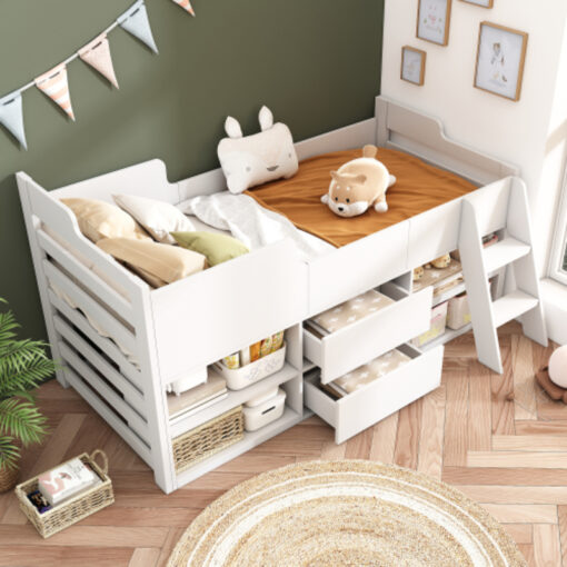 3ft Single Children's Wooden Bed - Image 7