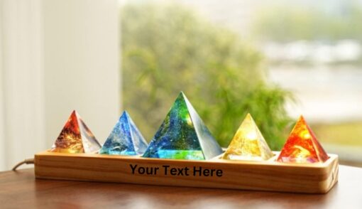 Galaxy Pyramid Chakra Meditation Night Lamp - Image 8