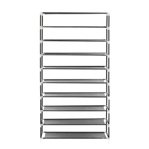 10 Tiers Shoe Rack with Dustproof Cover Closet - Image 19