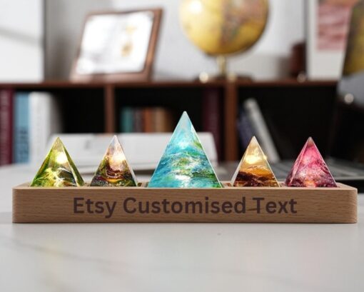 Galaxy Pyramid Chakra Meditation Night Lamp - Image 12