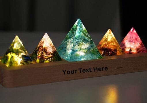 Galaxy Pyramid Chakra Meditation Night Lamp - Image 4