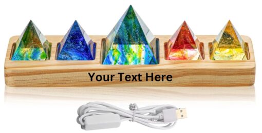 Galaxy Pyramid Chakra Meditation Night Lamp - Image 7