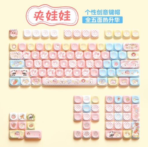 Full Set 112 Cute Keycaps for Keyboards - Image 3