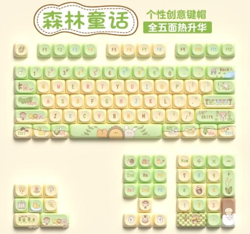 Full Set 112 Cute Keycaps for Keyboards - Image 6