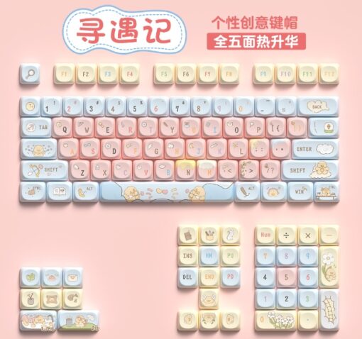 Full Set 112 Cute Keycaps for Keyboards - Image 7