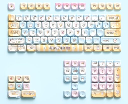 Full Set 112 Cute Keycaps for Keyboards - Image 12