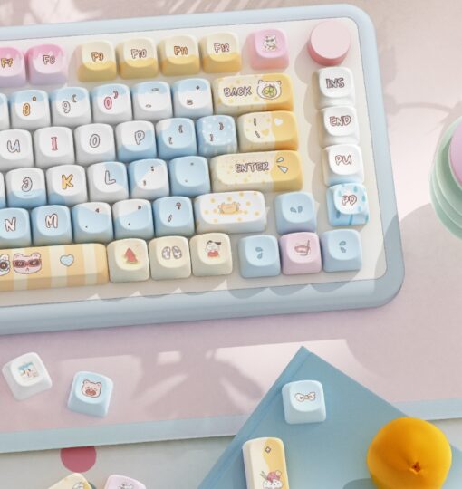 Full Set 112 Cute Keycaps for Keyboards - Image 14