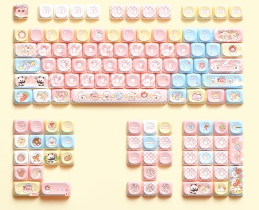 Full Set 112 Cute Keycaps for Keyboards - Image 15