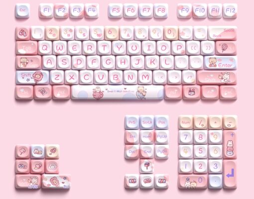 Full Set 112 Cute Keycaps for Keyboards - Image 18