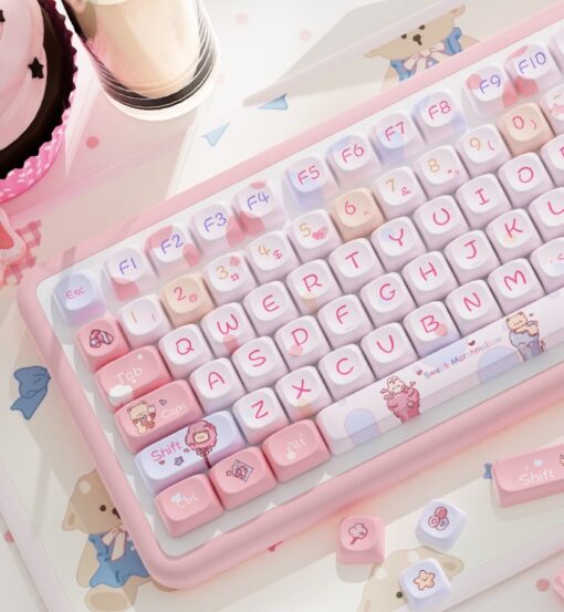 Full Set 112 Cute Keycaps for Keyboards - Image 19