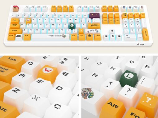 108 Bowser Style Retro Gamers Keycaps - Image 7