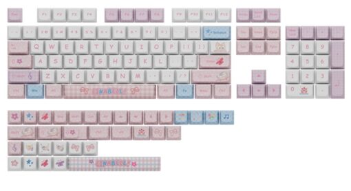 Universal 138 Keycaps for Mechanical Keyboard Axis - Lingna Belle