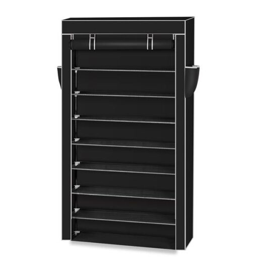 10 Tiers Shoe Rack with Dustproof Cover Closet - Image 10