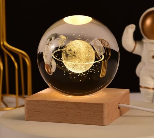 3D Crystal Ball Night Light Galaxy Sphere Lamp - Image 20